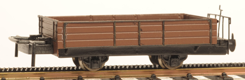 Ferro Train 1023-01 - Austrian Cog rwy freight car, short, brown